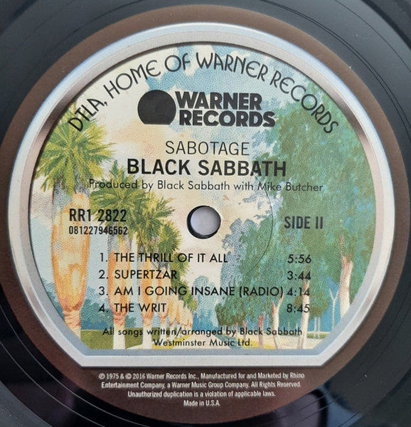 Black Sabbath - Sabotage (VINYL) | Mint (M) Mint (M)