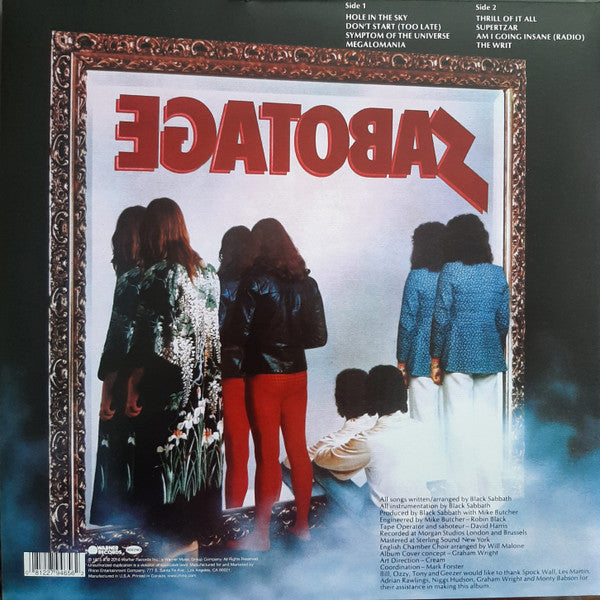 Black Sabbath - Sabotage (VINYL) | Mint (M) Mint (M)