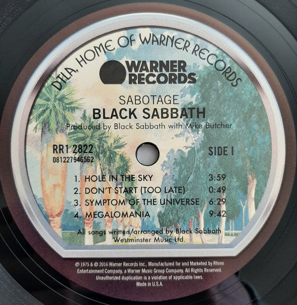 Black Sabbath - Sabotage (VINYL) | Mint (M) Mint (M)