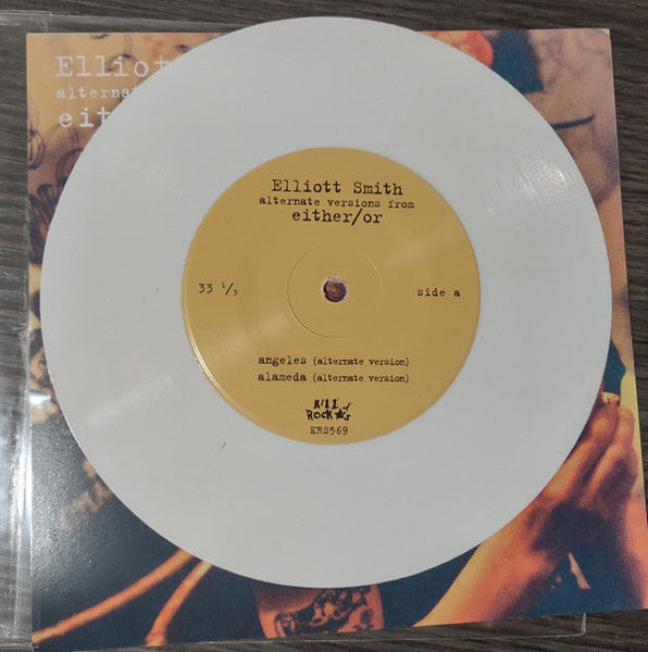 Elliott Smith - Alternate Versions From Either/Or (7" WHITE VINYL) | Mint (M) Mint (M)
