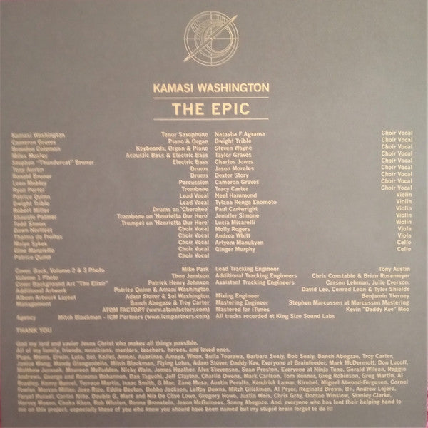 Kamasi Washington - The Epic | Mint (M) Mint (M)