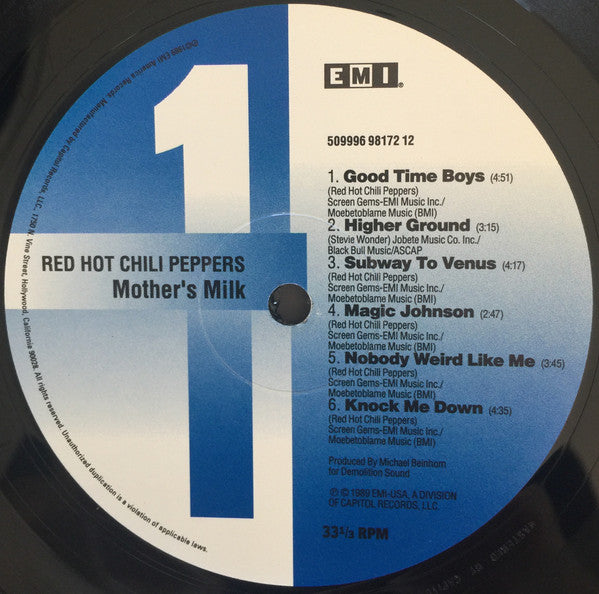 Red Hot Chili Peppers - Mothers Milk | Mint (M) Mint (M)