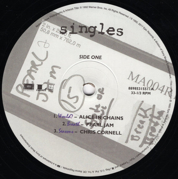 Various - Singles - Original Motion Picture Soundtrack (VINYL) |
