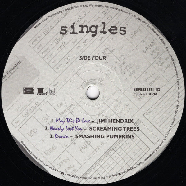 Various - Singles - Original Motion Picture Soundtrack (VINYL) |