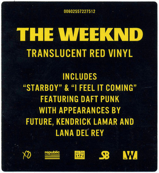 Starboy (2x Red Translucent Vinyl) | Mint (M) Mint (M)